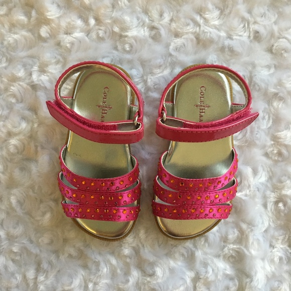 🎉HP🎉Cole Haan Pink Baby/Toddler Sandals (NIB) - 4 - Picture 3 of 6